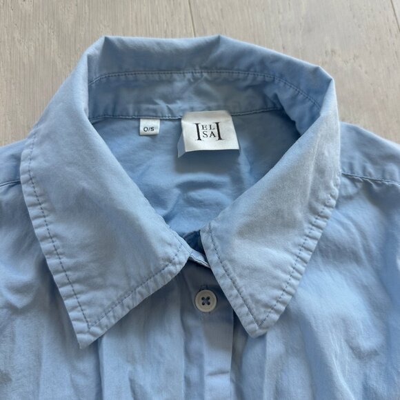 Helsa Blue Button Down - Picture 3 of 4